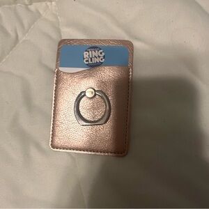 Rose Gold Metallic Ring Cling